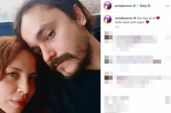 Sertab Erener'den eşine doğum günü mesajı...